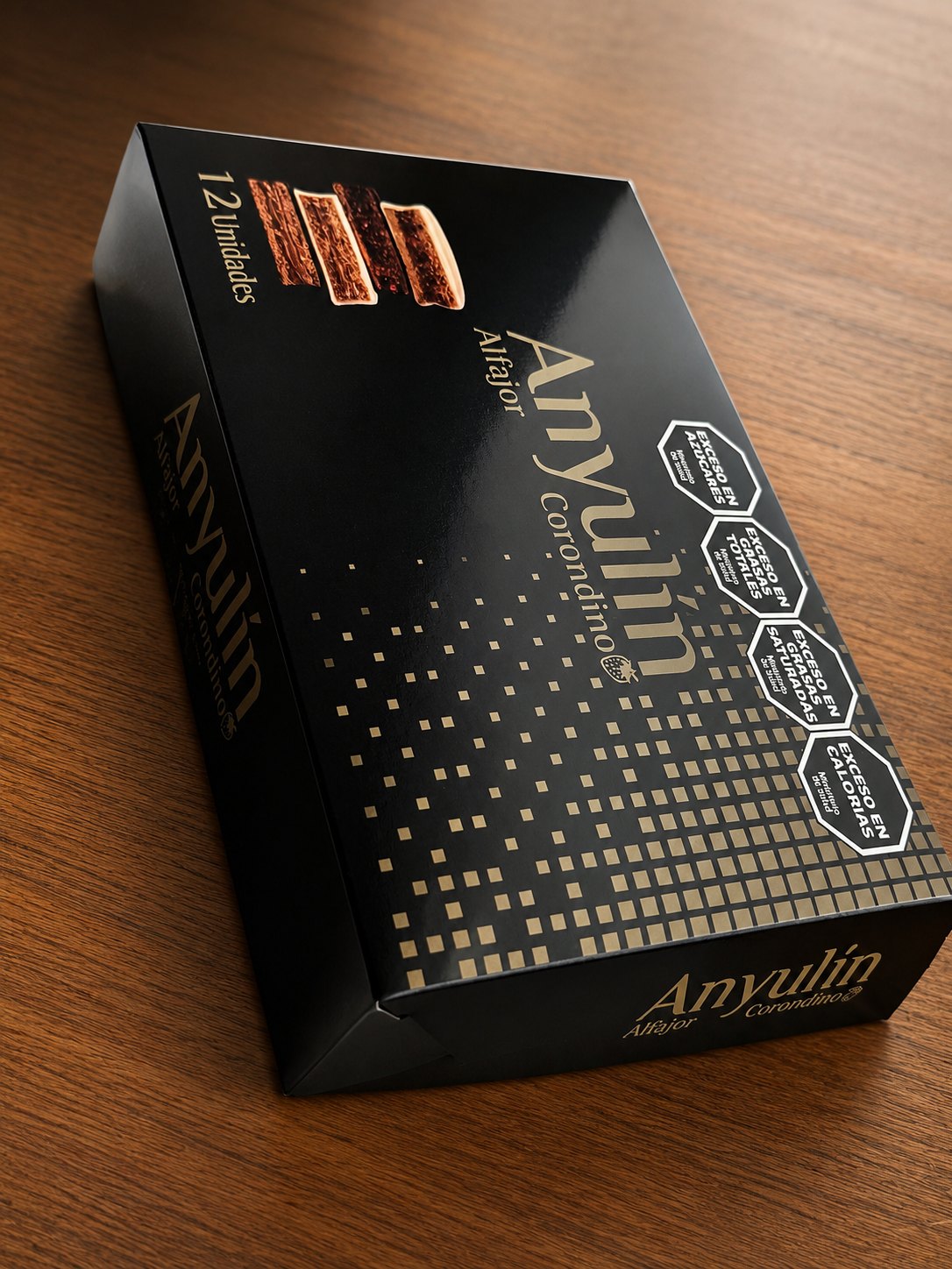 Caja Anyulín de Alfajor Corondino x12 unidades