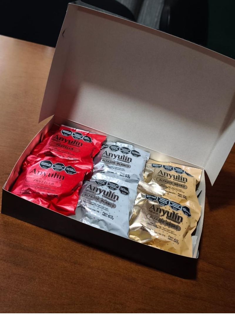 Alfajores Anyulín en sus cuatro variedades